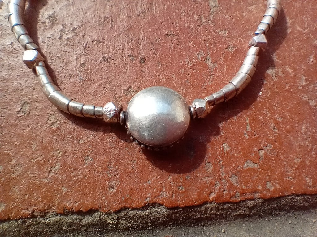 Karen Hill Tribe Silver Twist Bracelet or